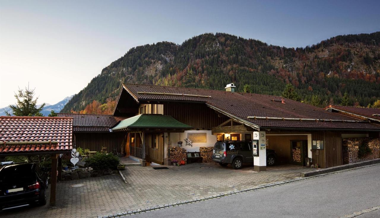 Apartmán Chalet Edelweiss Pfronten Exteriér fotografie